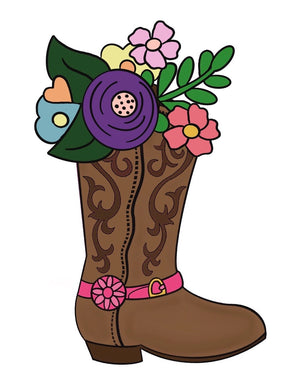 Cowgirl Boot Bouquet