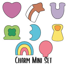 Load image into Gallery viewer, 8 pc Charm Collection Cookie Cutters