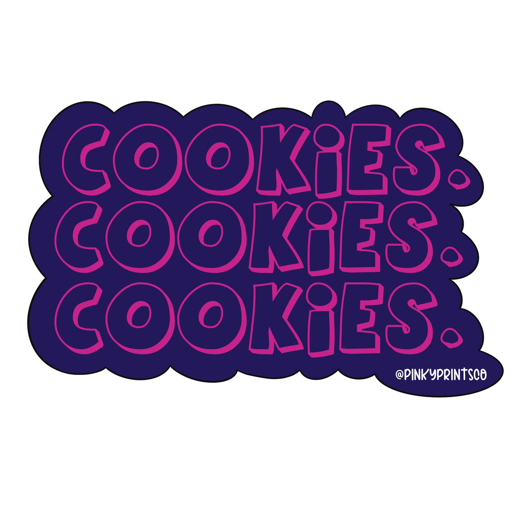 Cookies. x3 Sticker