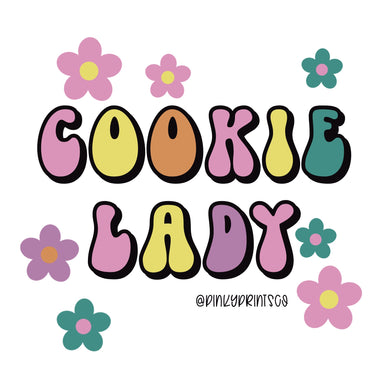 Groovy Cookie Lady Sticker