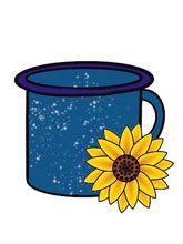 Load image into Gallery viewer, Enamel Mug with or without Sunflower