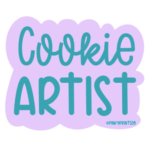 Cookie Artist Sticker