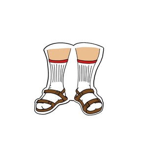 Socks with Sandals Cookie Cutter