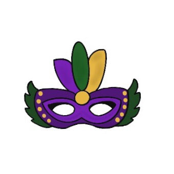 Mardi Gras Mask 1