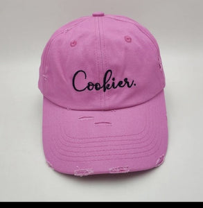 Cookier Distressed Pink Cap