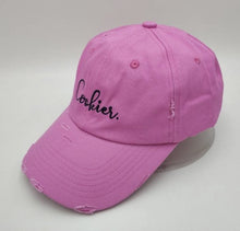 Load image into Gallery viewer, Cookier Distressed Pink Cap