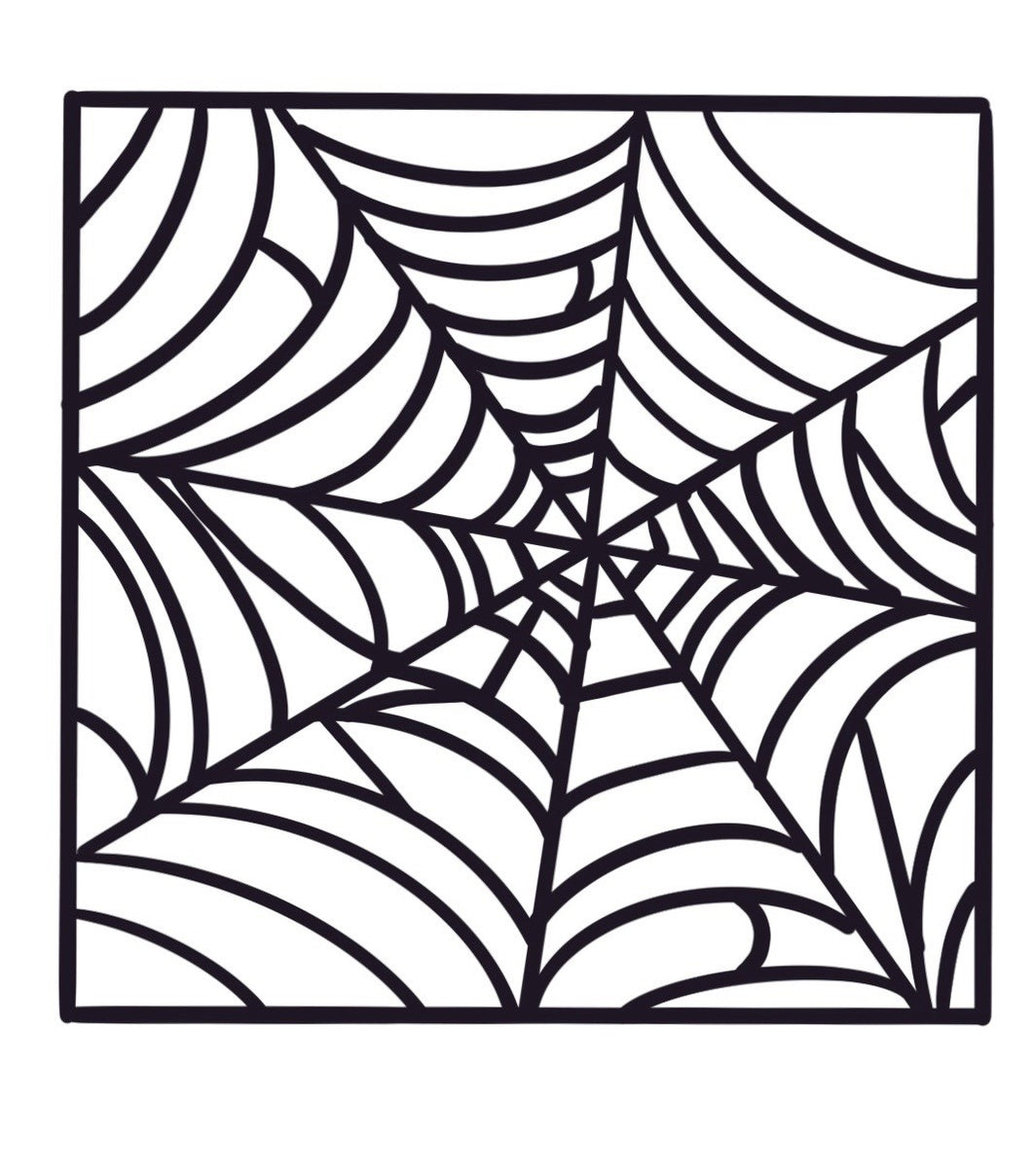 Spiderweb Stencil