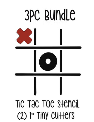 Tic Tac Toe Stencil Bundle