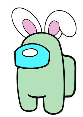 Among Us Bunny Character