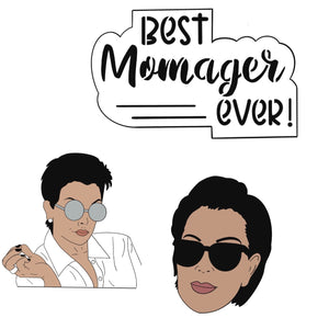 Best Momager Plaque w/o Stencil