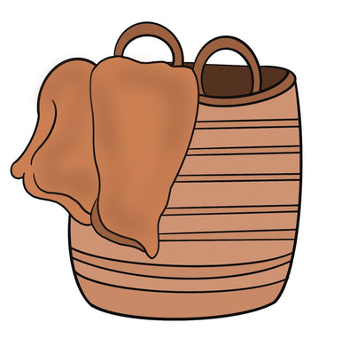 Basket with Throw